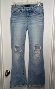 Buckle Black Women's 24x30 Fit No. 53 Jeans Stretch Bootcut Western Distressed - Picture 1 of 11