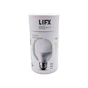 Mini White (A19) Wi-Fi Smart LED Light Bulb, Dimmable, Warm White, No Hub Req... - Picture 1 of 4