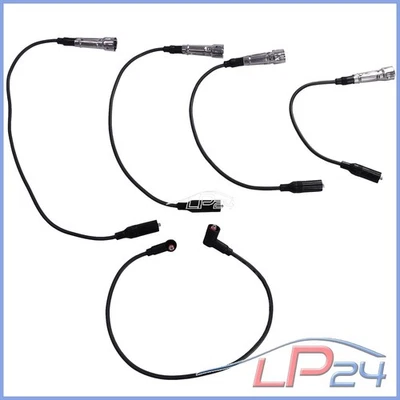 JEU FIL DE BOUGIE CABLE D'ALLUMAGE POUR WARTBURG 353 + TOURIST 1.3 1988-1991 - Photo 1/4