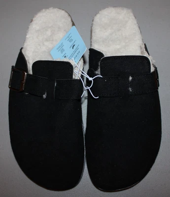 Aerosoles Black Slide on Shoes Clogs Buckle Slippers XL NWT Comfort Flex Flats - Image 1 of 4