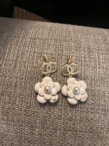 CHANEL Camellia Earrings - Picture 1 of 3
