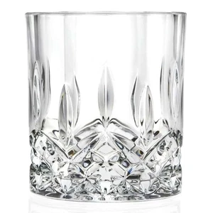 Set 6 Gläser Vino Und Wasser Opera 21 CL Eco Kristall Geschnitzt - RCR Italien - Bild 1 von 4