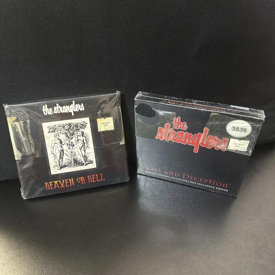 LOT 2x SEALED The Stranglers CD - LIES AND DECEPTION LIM ED - HEAVEN OR HELL Foto 1 de 4