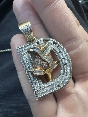 Natural Diamond Drose Pendant - Image 1 of 4