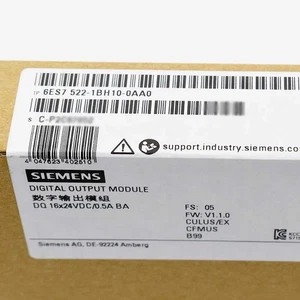 1 Pcs SIEMENS NEW 6ES7522-1BH10-0AA0 SIMATIC S7-1500 Digital Output Module - Picture 1 of 3