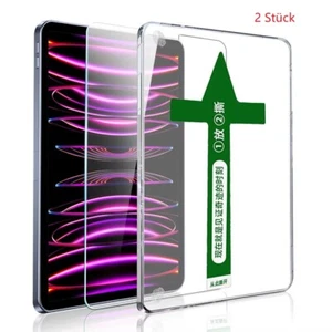 2X Schutzglas Glasfolie für iPad Air iPad Pro 13″ 11" A16 Display Panzerfolie 9H - Afbeelding 1 van 12