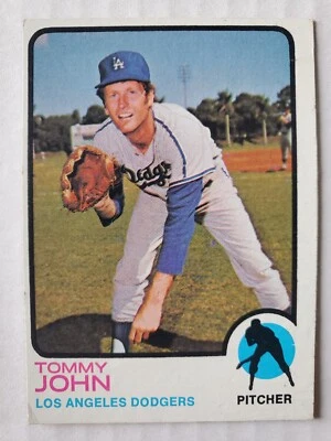 1973 Topps Tommy John #258 - Image 1 of 2