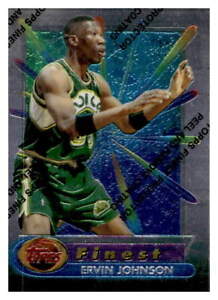 1994 Finest 71 Ervin Johnson Supersonics Basketball Card