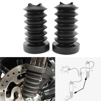 Protector polaina amortiguador trasero moto para Honda CB900C CB900 CB1000C negro nuevo Foto 1 de 4