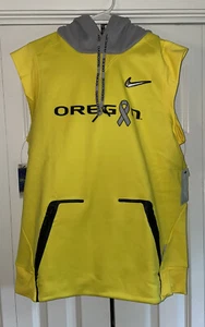 Nike Oregon Ducks Doernbecher Stomp Out Cancer Sleeveless Hoodie DB New Medium - Picture 1 of 6