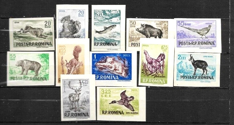 ROMANIA  Sc 1082 to 1093  IMPERFORATE  MINT NH VF - Image 1 of 1