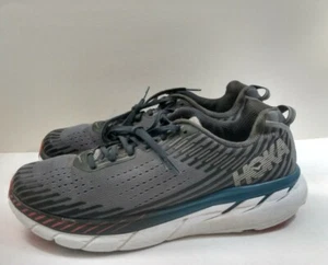 Hoka One One Clifton 5 Running Training Shoes US MEN'S SIZE 12.5 Gray - Picture 1 of 12