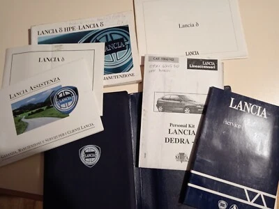 Manuale uso e manutenzione Lancia Delta Seconda Serie - Immagine 1 di 3