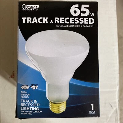 Feit Electric 65W BR30 INDOOR FLOOD Track & Recessed  Reflector FAST SHIPPING - Image 1 of 3