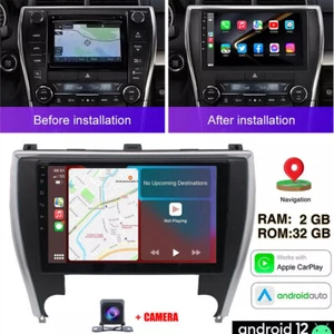 32GB For 2015-2017 Toyota Camry Car Stereo Radio Android 13 Carplay GPS +Camera - Picture 1 of 16