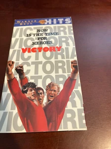 Victory VHS 1981 Warner Bros classic SOCCER movie film Sly Stallone MichaelCaine - Picture 1 of 3
