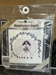 Mill Hill 1995 kit adornado renacimiento ángel Aida MHRA5A ángel granate dorado - Imagen 1 de 3