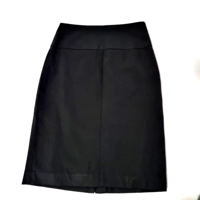 Falda Banana Republic Línea A Elastizada abertura trasera Negra Mujer Talla 2 Foto 1 de 4