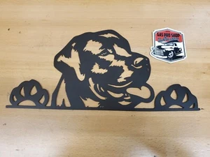 Labrador Metal Wall Art Plasma Cut Home Decor Gift Idea Lab Retriever  - Picture 1 of 1