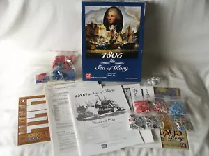 1805 Sea of Glory Game Wargame Age of Wooden Ships 2009 GMT Games - Picture 1 of 7