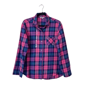 Top de pijama de franela a cuadros Victoria's Secret NUEVO talla mediana - Imagen 1 de 7