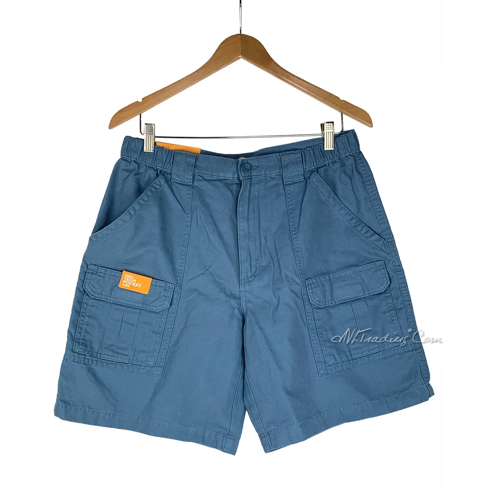 Savane Men's Captains Blue Shorts Size 40 UPF 30 Cargo Comfort Hiking