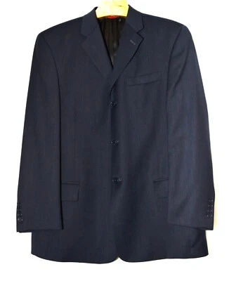 Abrigo Traje Deportivo Vintage Pierre Cardin Lana Negra 3 Botones Talla 44R Columbia Foto 1 de 4