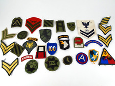 US Military Patch 30pc Lot Bundle 101st Airborne Army Navy Korea Ranger Vintage