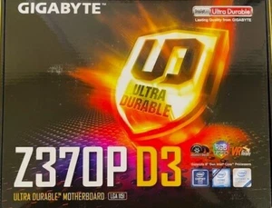 GIGABYTE Z370P D3 (rev. 1.0) LGA 1151 (300 Series) Intel Z370 HDMI SATA 6Gb/s US - Picture 1 of 5