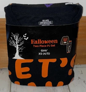 Halloween Two Piece PJ Pajama Set size XS 4/5 Let’s Hang Out - NEW - Picture 1 of 5