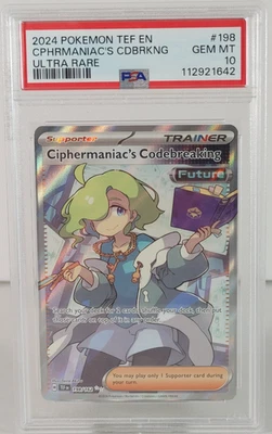 Ciphermaniac's Codebreaking - POKEMON - Temporal Forces - #198 Ultra Rare PSA 10 - Image 1 of 2