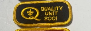 BOY SCOUT BADGE--QUALITY UNIT 2001 - Picture 1 of 1