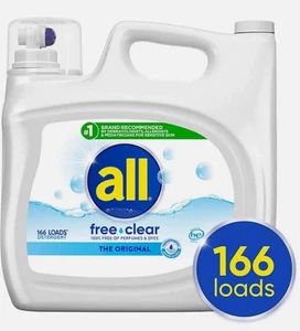 all free clear Liquid Laundry Detergent, The Original, 166 loads, 250 fl. oz. - Picture 1 of 1