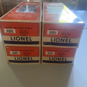4 VOITURES VOYAGEURS LIONEL 29130-29133 TEXAS SPECIAL - Picture 1 of 6