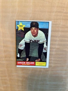 1961 TOPPS BASEBALL HIGH #538 CHUCK HILLER (RC)!! $1 SHIPPING!! - Picture 1 of 2