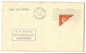1941 Guernsey occupation bisected 2d SG482a - postmarked 2 days after invalidity - Picture 1 of 2