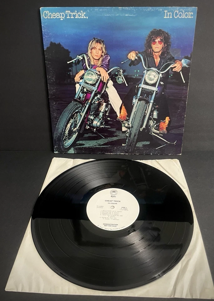 Cheap Trick Orig. 1977  Vinyl Promo LP Record “In Color” Epic PE 34884 Gatefold - Image 1 of 4