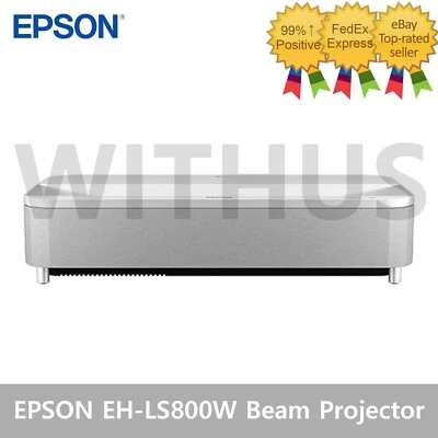 EPSON EH-LS800W 4,000 Lumens 150" 4K PRO-UHD Laser Beam TV Projector= - Image 1 of 4