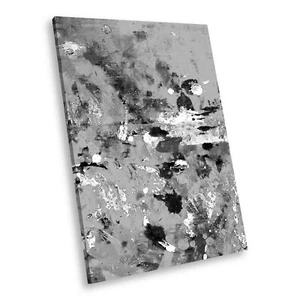 AB1446 Retro Schwarz Weiß Abstrakt Portrait Leinwand Bild Drucke Klein Wandbild - Bild 1 von 6