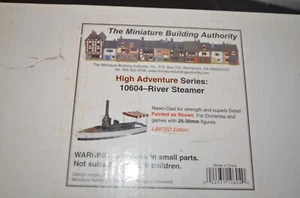NEW MINIATURE BUILDING AUTHORITY HIGH ADVENTURE SERIES 10604 RIVER STEAMER - Picture 1 of 2