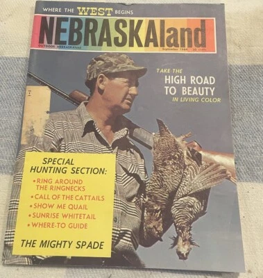 Revista de caza de Nebraskaland 1964 de colección Ted Williams Medias Rojas de béisbol Foto 1 de 4