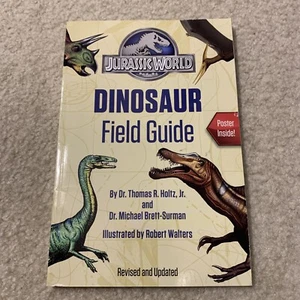 Jurassic World Dinosaur Field Guide Paperback Book Easy to Read Facts 2015 - Picture 1 of 12