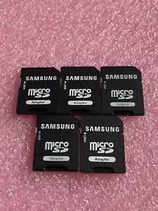 5x Samsung MicroSD to SD Card SDXC SDHC TF Class 4/10 Memory Card Adapter Kit - Picture 1 of 1