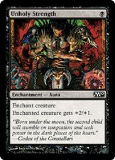 UNHOLY STRENGTH X4 4 4X Magic 2010 MTG Magic the Gathering Cards DJMagic