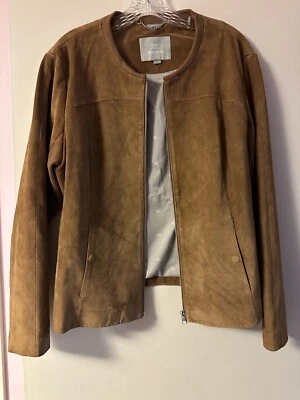 Женская кожаная куртка на молнии Soia & Kyo Regna 100% замша 2XL - Изображение 1 из 4