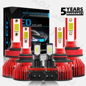 For Toyota 4Runner 2010-2020 LED Headlight Bulbs Kit High/Low Beam Fog Light - Picture 1 of 21