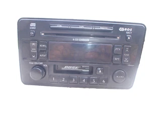 98-04 QX4 INFINITY NISSAN PATHFINDER BOSE STEREO 6 CD CASSETTE TAPE  PN-2439N - Picture 1 of 4
