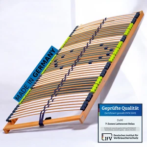 DaMi Relax 7-Zonen Lattenrost verstellbar Bettrost Lattenrosten Lattenrahmen - Bild 1 von 23