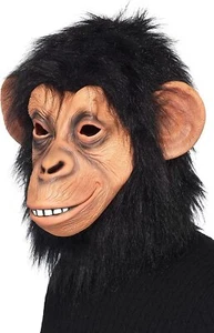 Adult Christmas Party Animal Fancy Dress ChimpPigReindeerStag Latex Face Mask - Picture 1 of 3