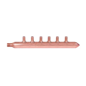 Jefe sioux colector de plomería PEX de 6 puertos 1/2" CERRADO - Imagen 1 de 1